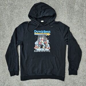 Dutch Bros Black 'Nightmare Before Coffee' Graphic Hoodie